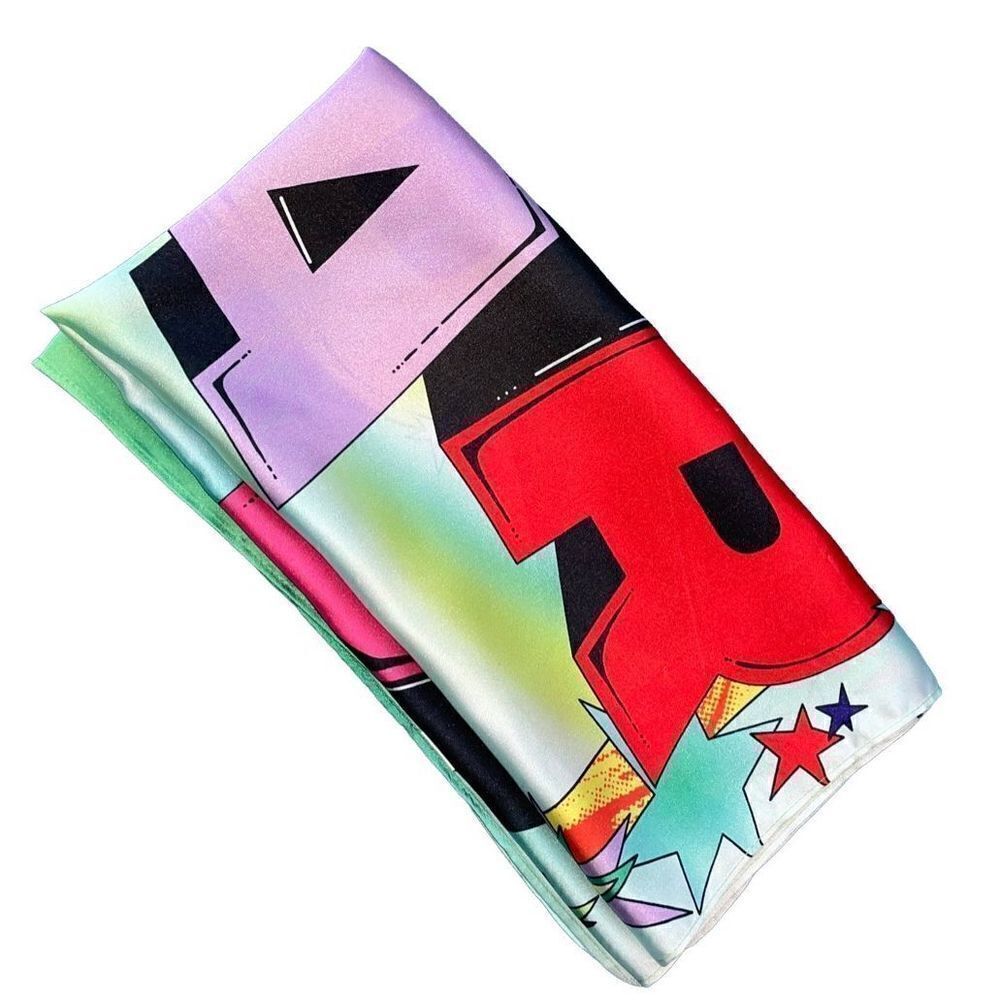Pride Parade Abstract Square Scarf - Picture 3 of 12